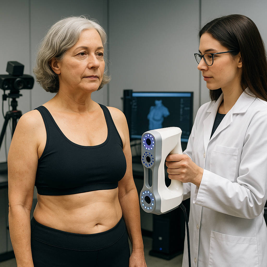 Saneamento 3D da mama